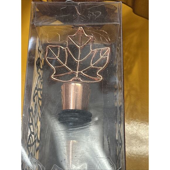 Kate Aspen Fall In Love Acorn Bottle Stopper - New in Box - Picture 6 of 6